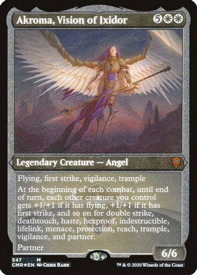 Akroma, Vision of Ixidor (Foil Etched) card art