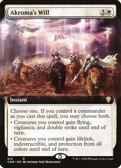 Akroma's Will (Extended Art) card art