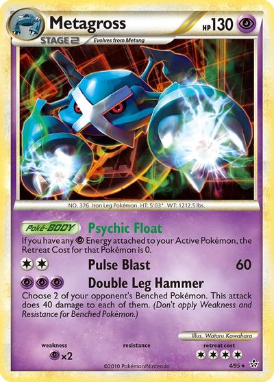 Metagross - 4/95 (Cracked Ice Holo) card art
