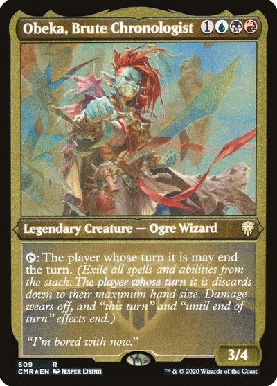 Obeka, Brute Chronologist (Foil Etched) card art