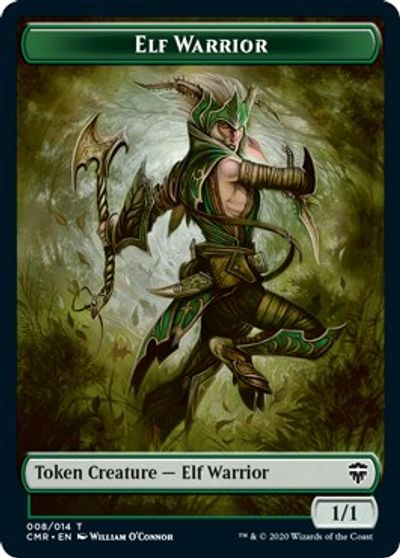 Elf Warrior Token card art