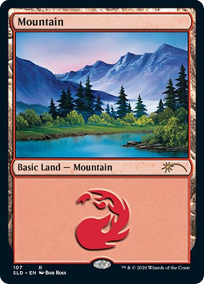 Mountain (107) (Bob Ross) card art