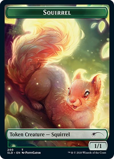 Squirrel Token card art