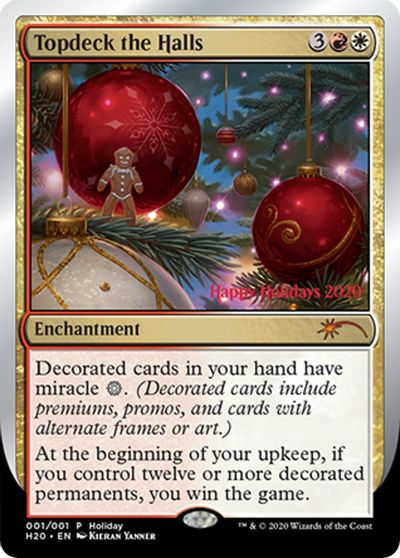 Topdeck the Halls card art