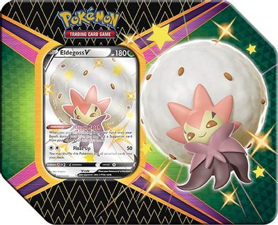Shining Fates V Tin [Eldegoss V] card art