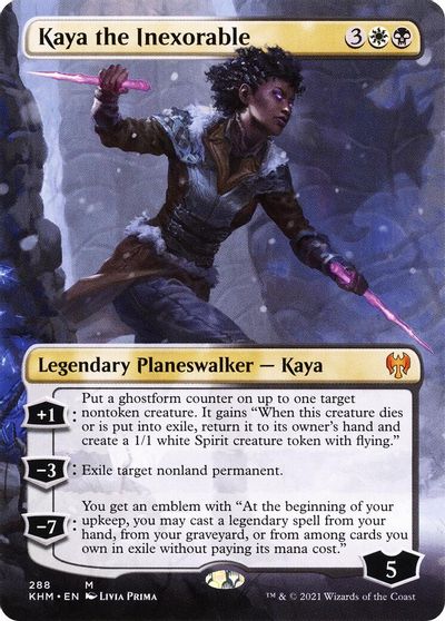 Kaya the Inexorable (Borderless) card art