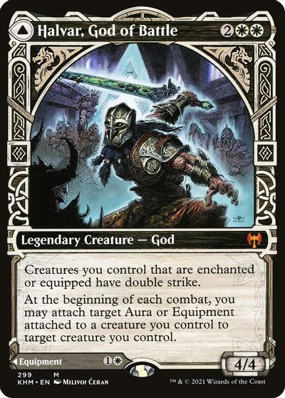 Halvar, God of Battle (Showcase) card art