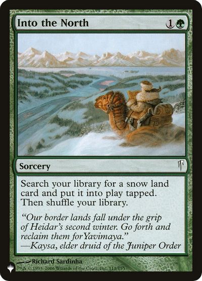 Into the North card art