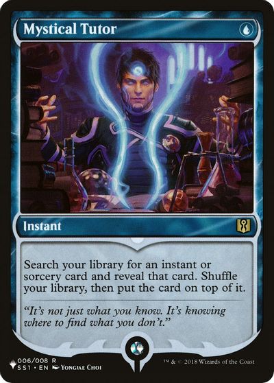 Mystical Tutor card art