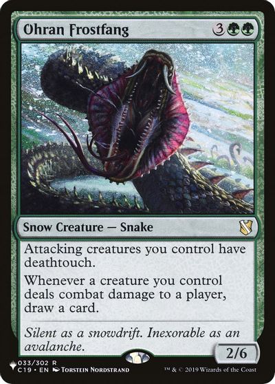 Ohran Frostfang card art