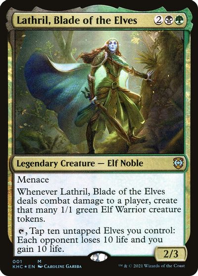 Lathril, Blade of the Elves card art
