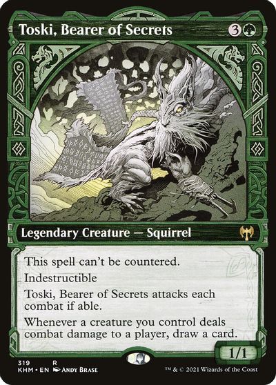 Toski, Bearer of Secrets (Showcase) card art