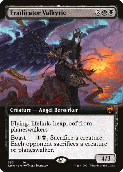 Eradicator Valkyrie (Extended Art) card art
