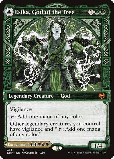 Esika, God of the Tree (Showcase) card art