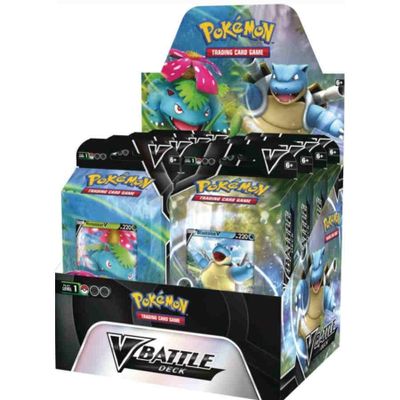 V Battle Deck Display [Venusaur V/Blastoise V] card art