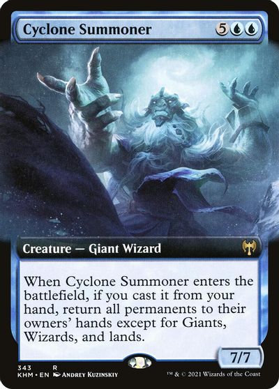 Cyclone Summoner (Extended Art) card art