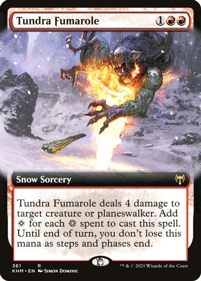 Tundra Fumarole (Extended Art) card art