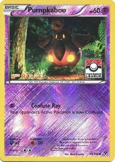 Pumpkaboo - 56/146 (Pokemon League) [3rd Place] card art