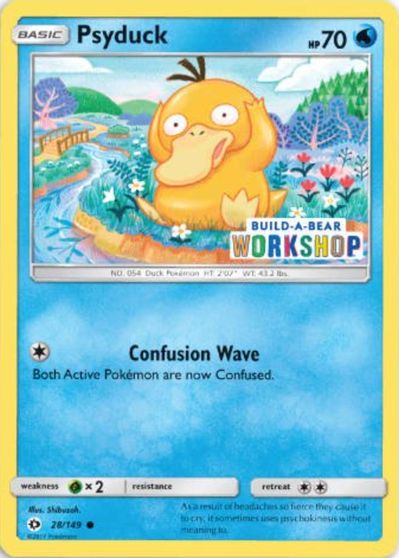 Psyduck - 28/149 (Build-A-Bear Workshop Exclusive) card art