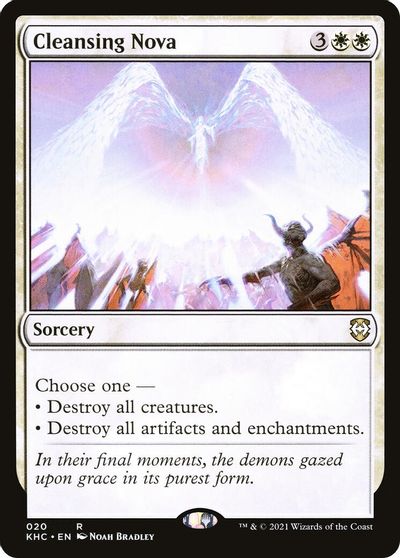 Cleansing Nova card art