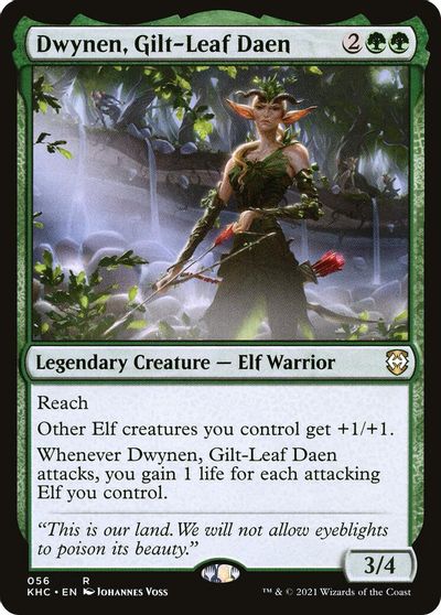 Dwynen, Gilt-Leaf Daen card art