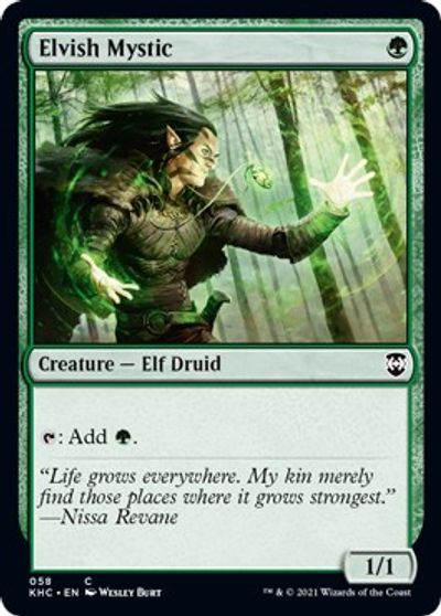 Elvish Mystic card art