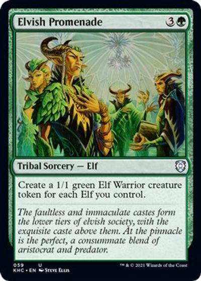Elvish Promenade card art