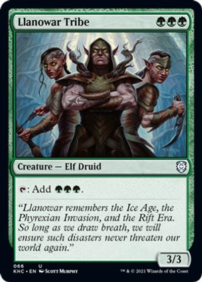 Llanowar Tribe card art