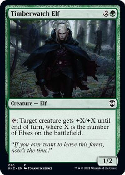 Timberwatch Elf card art