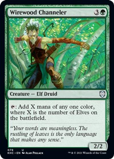 Wirewood Channeler card art
