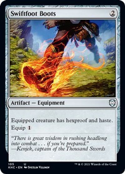 Swiftfoot Boots card art