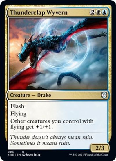 Thunderclap Wyvern card art
