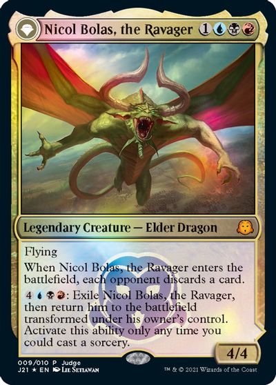 Nicol Bolas, the Ravager card art