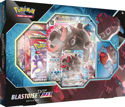 Blastoise VMAX Battle Box card art