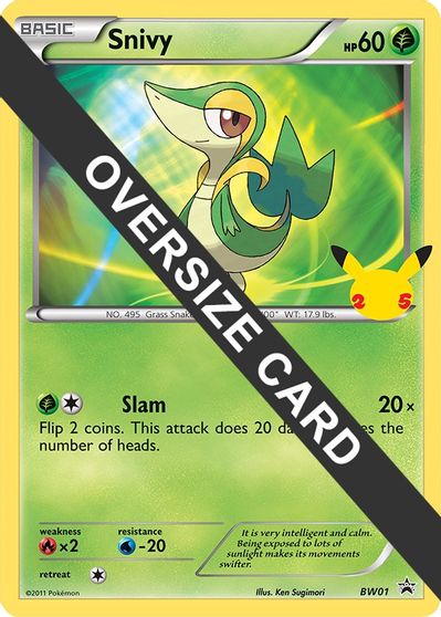 Snivy card art