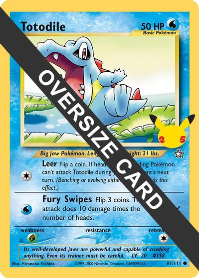 Totodile card art