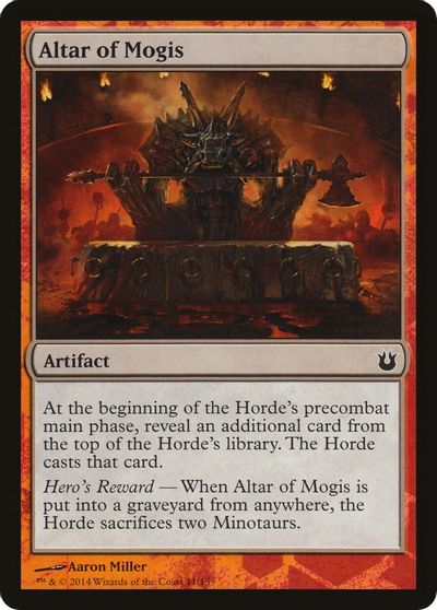Altar of Mogis card art