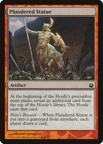 Plundered Statue card art