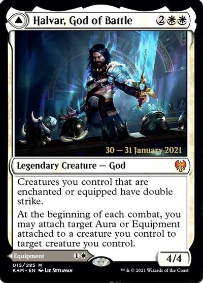 Halvar, God of Battle card art