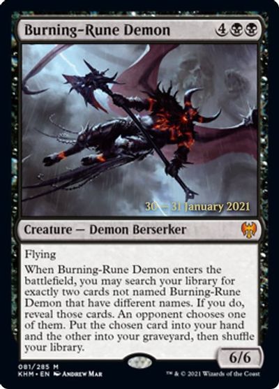 Burning-Rune Demon card art