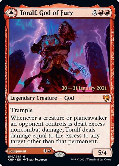 Toralf, God of Fury card art