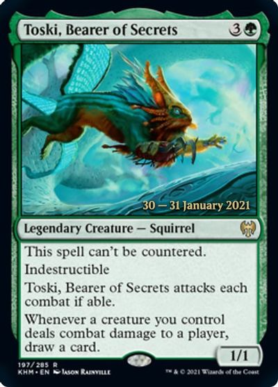 Toski, Bearer of Secrets card art