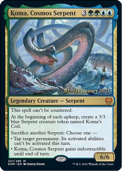 Koma, Cosmos Serpent card art