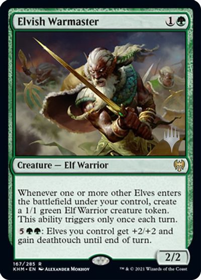 Elvish Warmaster card art
