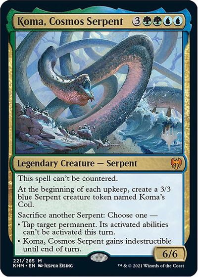 Koma, Cosmos Serpent card art