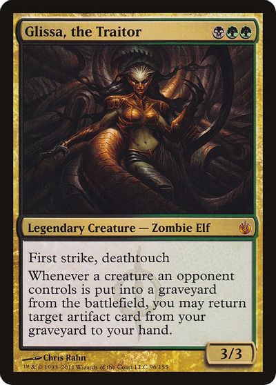 Glissa, the Traitor (Mirrodin Besieged) card art