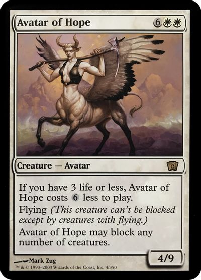 Avatar of Hope (8th Edition) card art