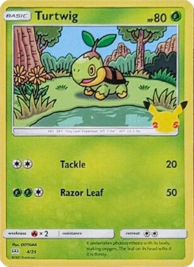 Turtwig - 4/25 card art