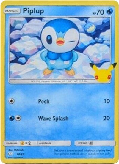 Piplup - 20/25 card art