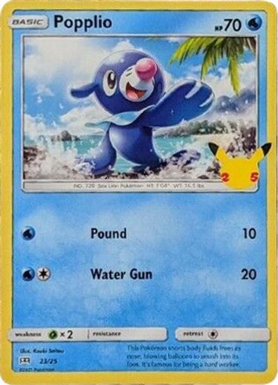 Popplio - 23/25 card art